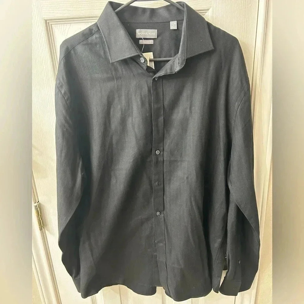 MK Mans Button down Dress Shirt‎